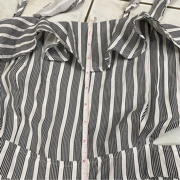 - A. Calin By Flying Tomato woman jumpsuit striped black and white size S - Picture 9 of 11